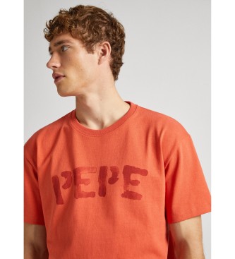 Pepe Jeans Camiseta Rolf naranja