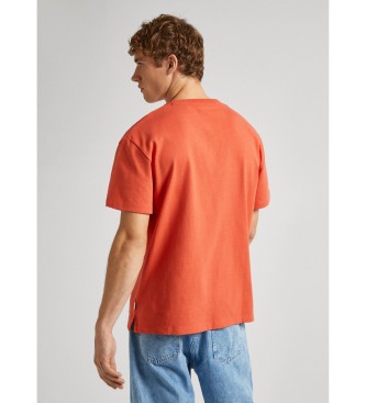 Pepe Jeans Rolf majica oranžna