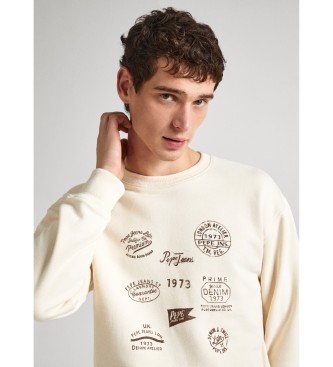 Pepe Jeans Sweat-shirt beige Roope