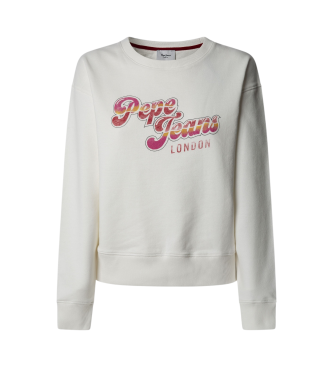 Pepe Jeans Sweat rose blanc