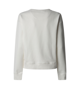 Pepe Jeans Sweat rose blanc