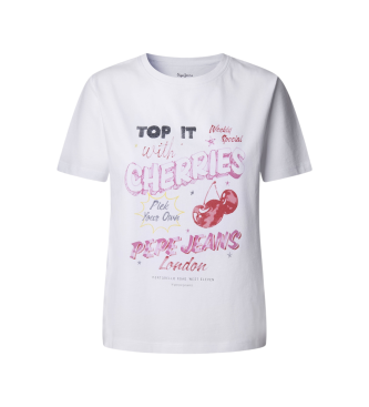 Pepe Jeans Koszulka Roxane biała