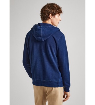 Pepe Jeans Sweatshirt Royle Zip azul-marinho