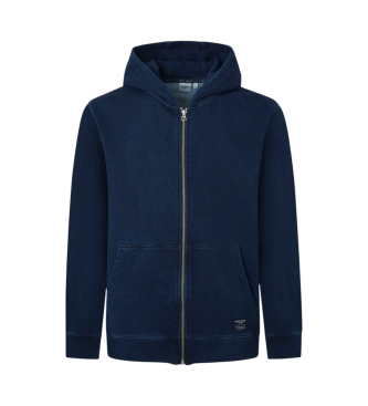 Pepe Jeans Sweatshirt Royle Zip azul-marinho