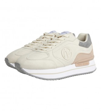 Pepe Jeans Rusper Minimal beige trningsskor