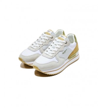 Pepe Jeans Maxi leather sneakers Sole Rusper Young21 white