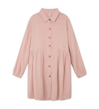 Pepe Jeans Vestido Sabina cor-de-rosa