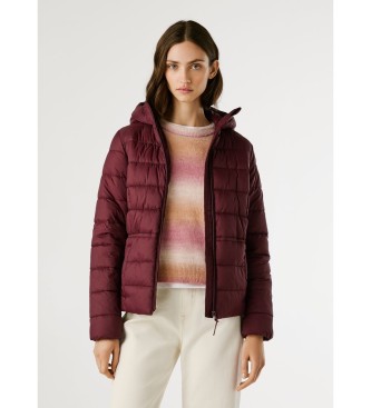 Pepe Jeans Sally Coat kort r�dbrun