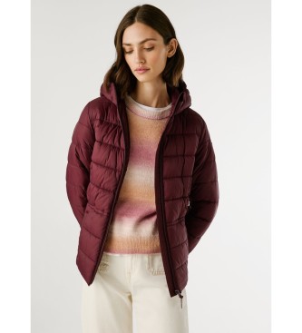 Pepe Jeans Sally Coat kort r�dbrun