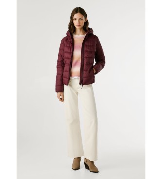 Pepe Jeans Sally Coat kort r�dbrun