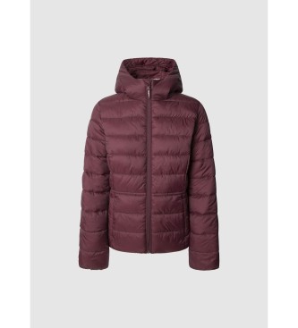 Pepe Jeans Sally Coat kort r�dbrun