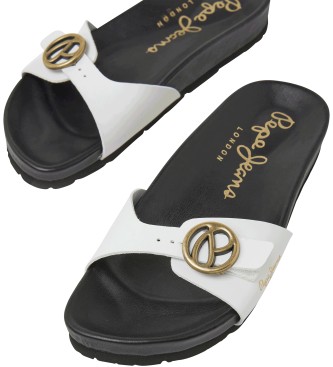 Pepe Jeans Oban Signature Sandals hvid
