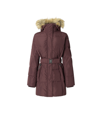 Pepe Jeans Sarah Coat bordowy