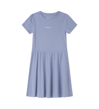 Pepe Jeans Short dress Sasha blue