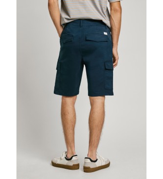 Pepe Jeans Navy cargo Bermuda shorts