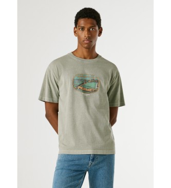 Pepe Jeans Maglietta verde Shaya