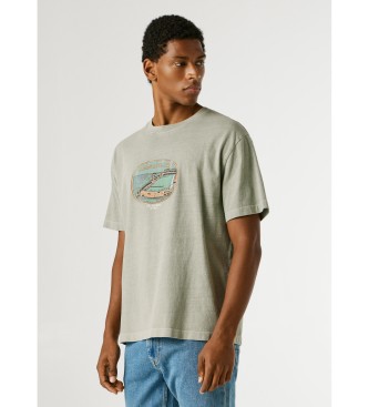 Pepe Jeans Maglietta verde Shaya