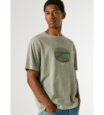 Pepe Jeans Maglietta verde Shaya