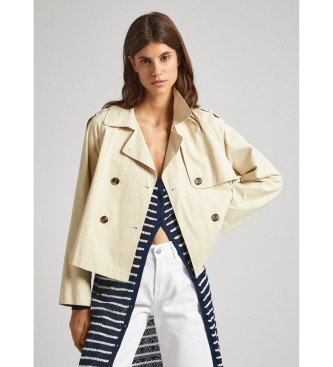 Pepe Jeans Trench-coat court beige Sheila