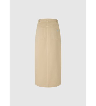 Pepe Jeans Shelby beige skirt