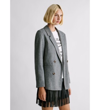 Pepe Jeans Blazer gris Sia