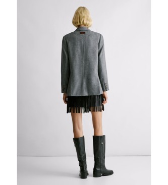 Pepe Jeans Blazer gris Sia