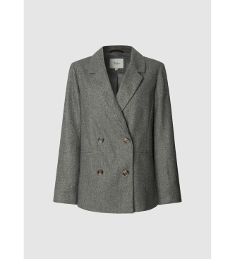 Pepe Jeans Blazer gris Sia
