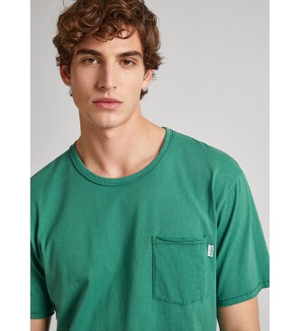 Pepe Jeans T-shirt verde Single Carrinson