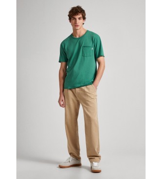 Pepe Jeans Einzelnes Carrinson-T-Shirt grn