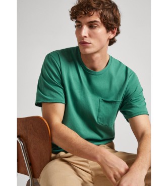 Pepe Jeans T-shirt verde Single Carrinson