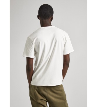 Pepe Jeans Camiseta Single Carrinson blanco roto