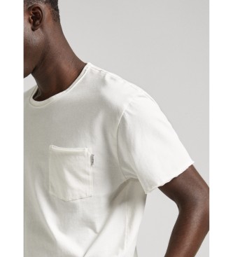 Pepe Jeans Camiseta Single Carrinson blanco roto