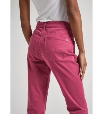 Pepe Jeans Pantaln corto Skinny Crop rosa