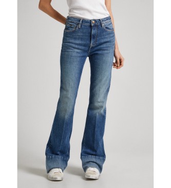 Pepe Jeans Skinny Fit kavbojke Flare Uhw Fade blue