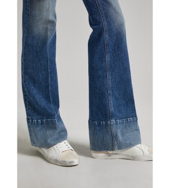 Pepe Jeans Skinny Fit kavbojke Flare Uhw Fade blue