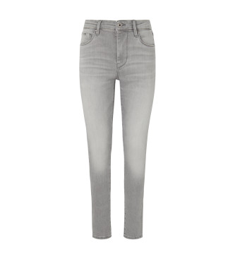 Pepe Jeans Szare jeansy skinny