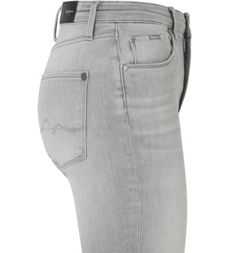 Pepe Jeans Szare jeansy skinny