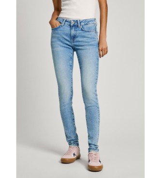 Pepe Jeans Skinny Jeans Lw niebieski