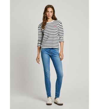 Pepe Jeans Dżinsy skinny fit Soho w kolorze niebieskim