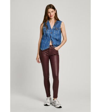 Pepe Jeans Kavbojke Skinny Mw maroon