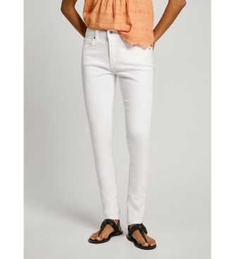 Pepe Jeans Jeans en coupe skinny Regent blanc