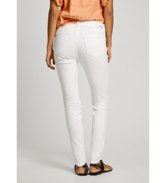 Pepe Jeans Jeans en coupe skinny Regent blanc