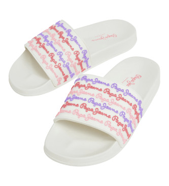 Pepe Jeans Slippers Set white