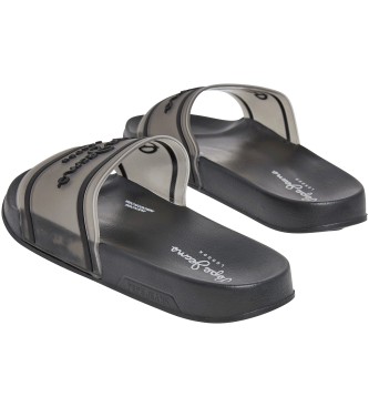 Pepe Jeans Slides slider Translcido W preto