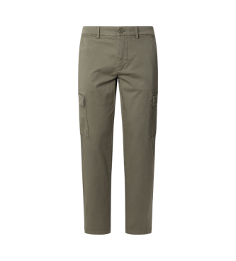 Pepe Jeans Cargobyxor i twill grn