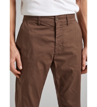 Pepe Jeans Pantalon slim Chino 2 brun