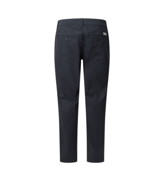 Pepe Jeans Navy cotton poplin chino trousers