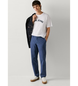 Pepe Jeans Cal�as de popelina Slim Chino estampadas Navy