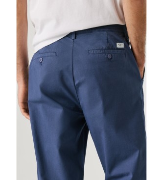 Pepe Jeans Cal�as de popelina Slim Chino estampadas Navy