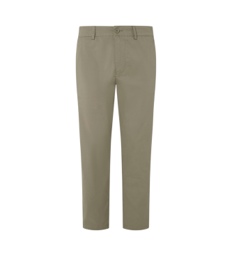 Pepe Jeans Green slim fit chino trousers